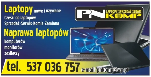 Naprawa laptopów komputerów stacjonarnych
